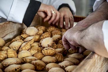 biscotti con gocce di cioccolato del forno il Granaio Antico a Teramo